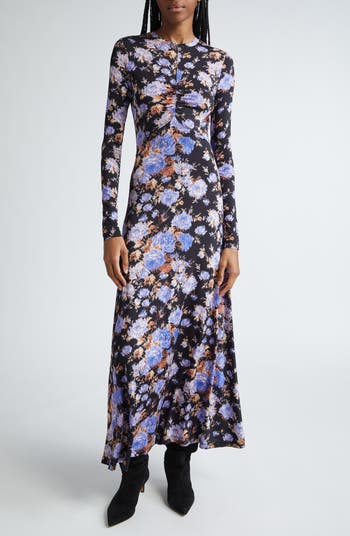 Ulla Johnson Naia Floral Long Sleeve Maxi Dress Nordstrom