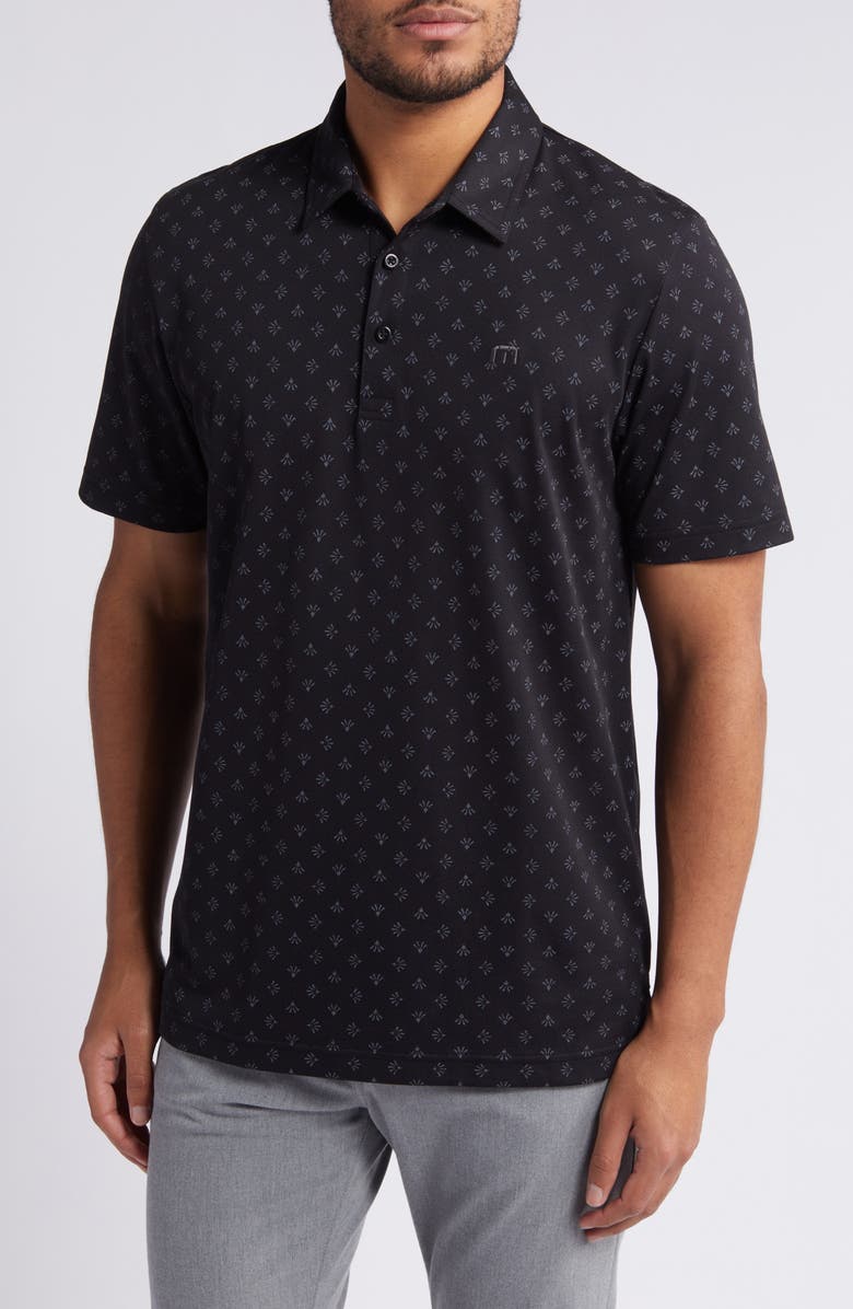 TravisMathew Final Answer Polo, Alternate, color, Black