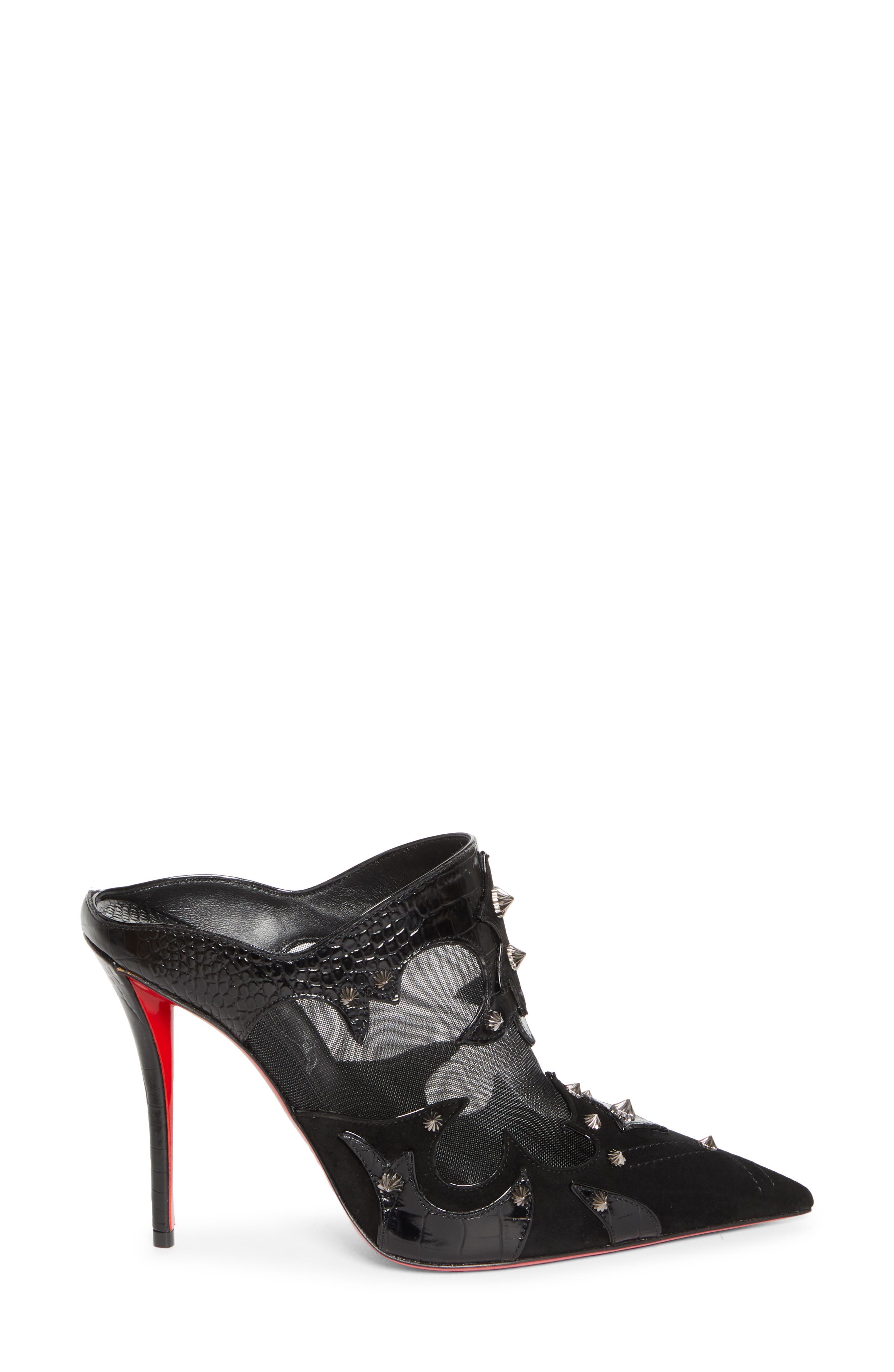 Christian Louboutin Mulatiag Mule, Alternate, color, Black