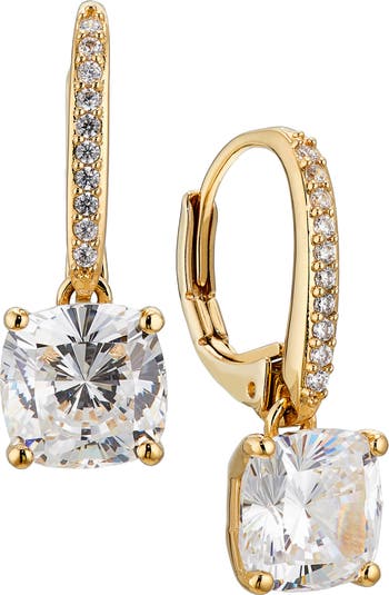 Nadri Modern Luv Cubic Zirconia Drop Earrings | Nordstrom