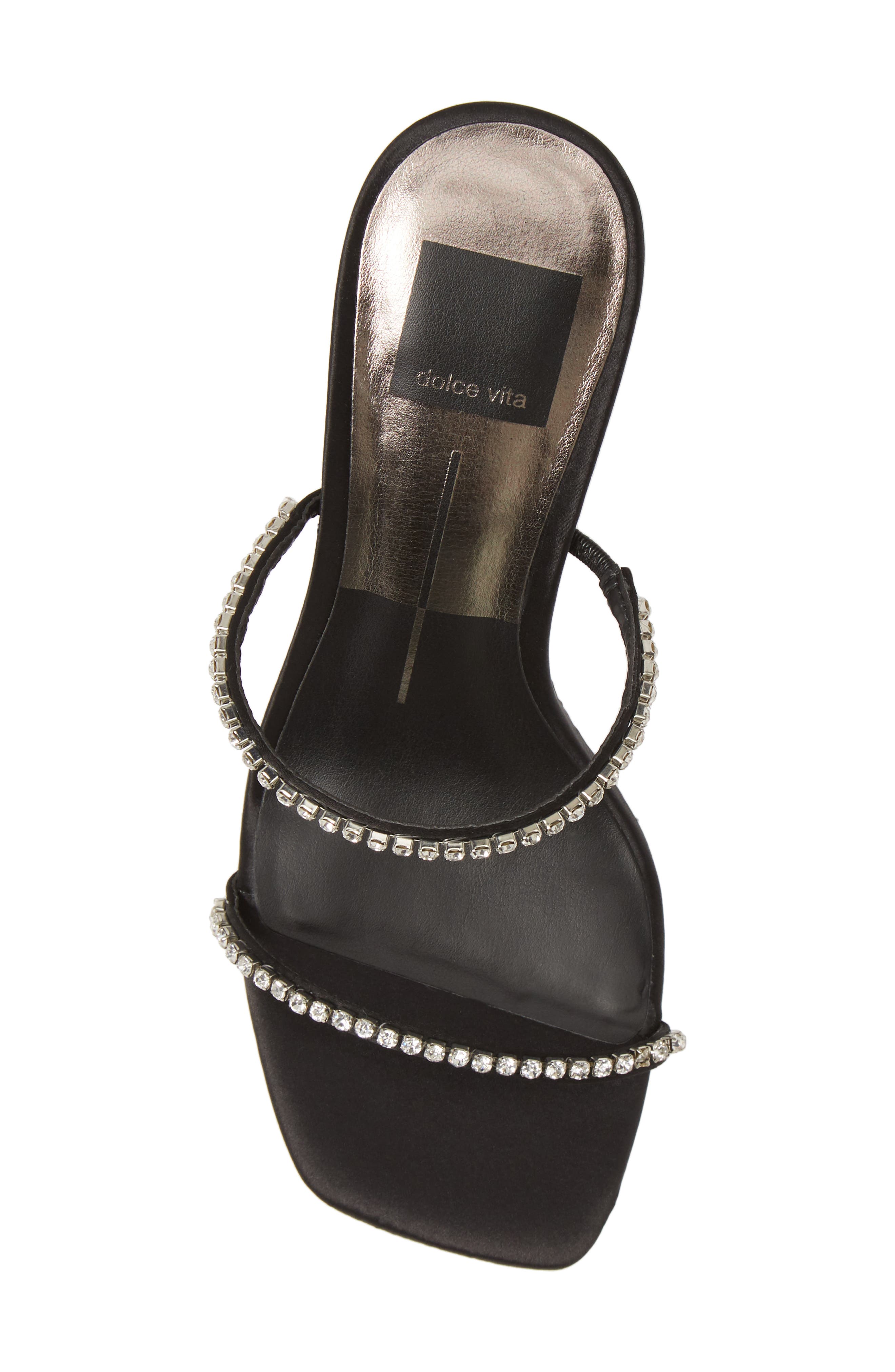 Dolce Vita Naylin Crystal Embellished Slide Sandal, Alternate, color, 