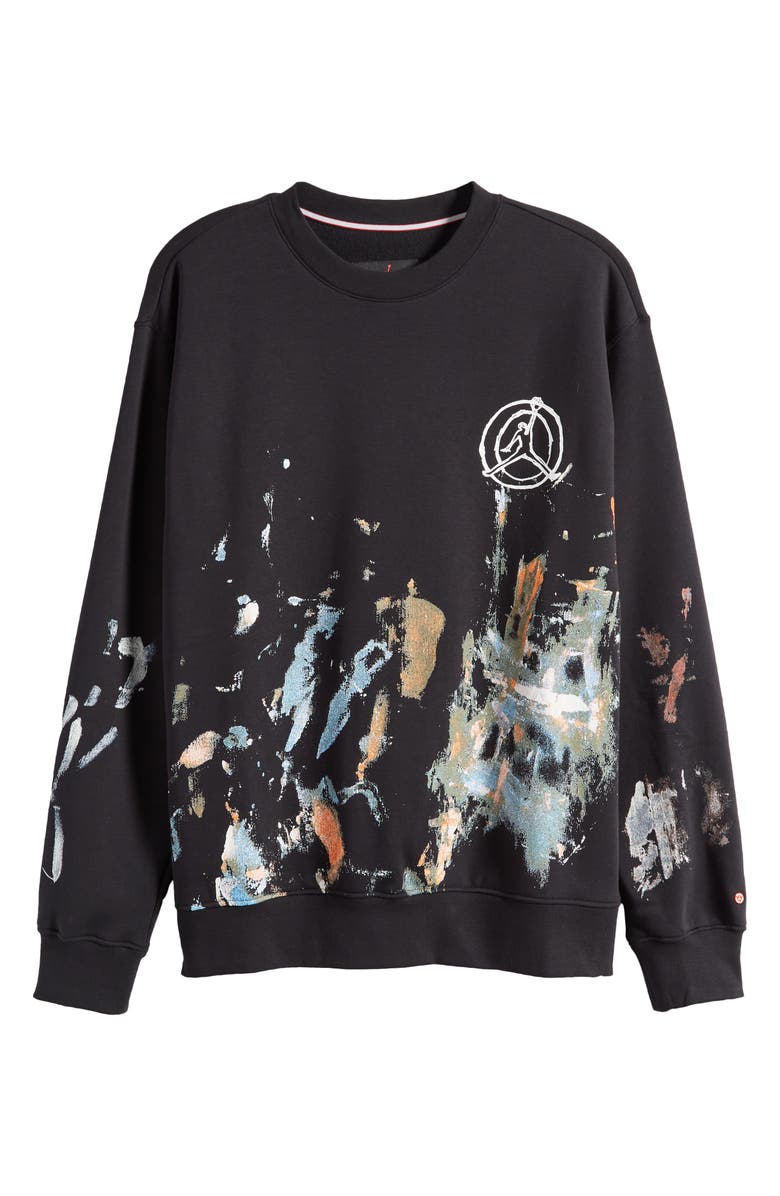 Jordan x Jammie Holmes Artist Series Crewneck Sweatshirt, Alternate, color, 