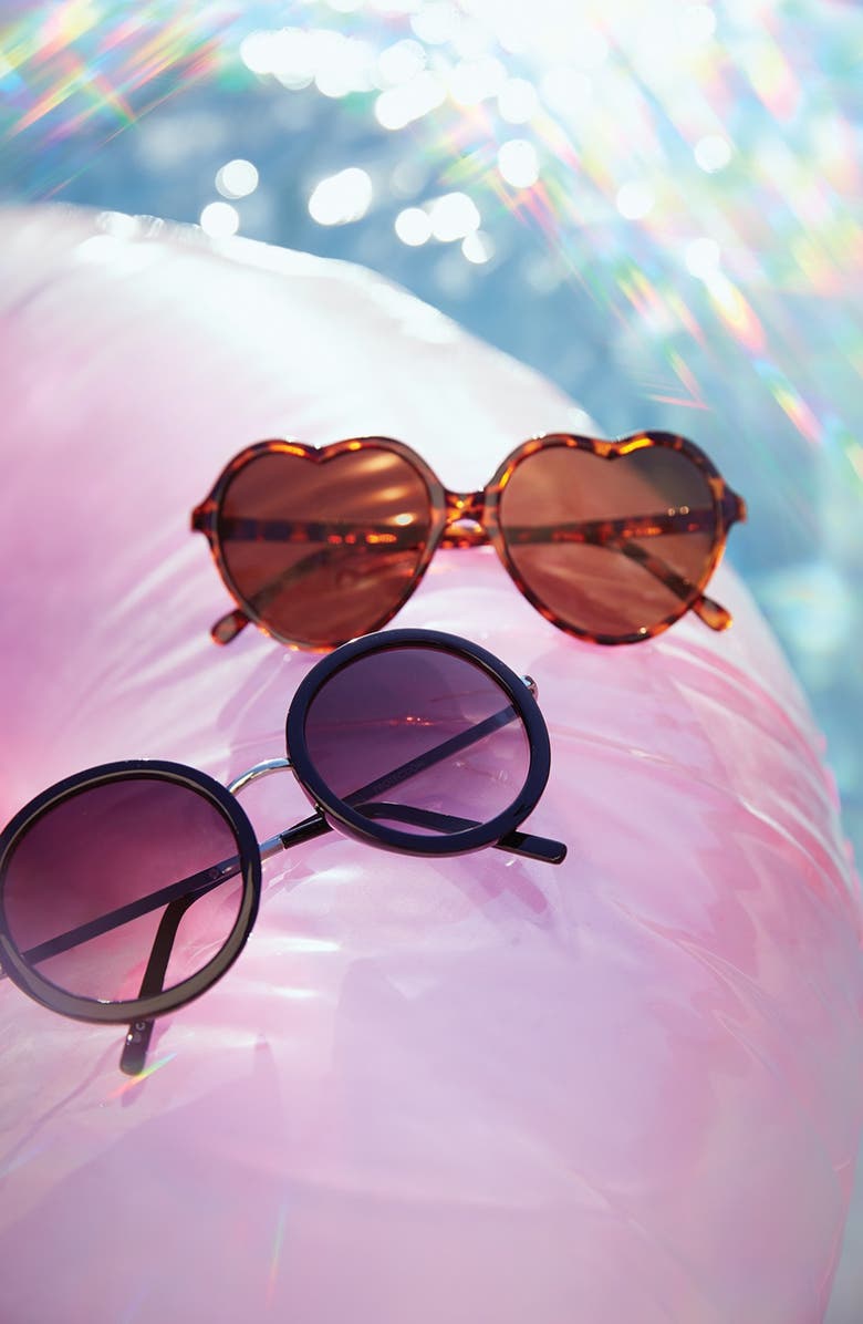 FantasEyes Fantas Eyes Round 51mm Sunglasses, Alternate, color, 