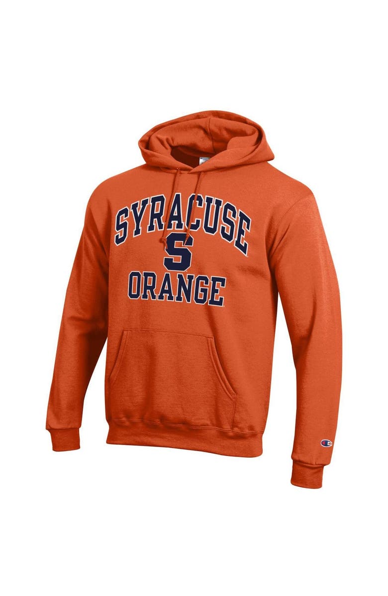 Champion Men's Champion Orange Syracuse Orange High Motor Pullover Hoodie, Alternate, color, 