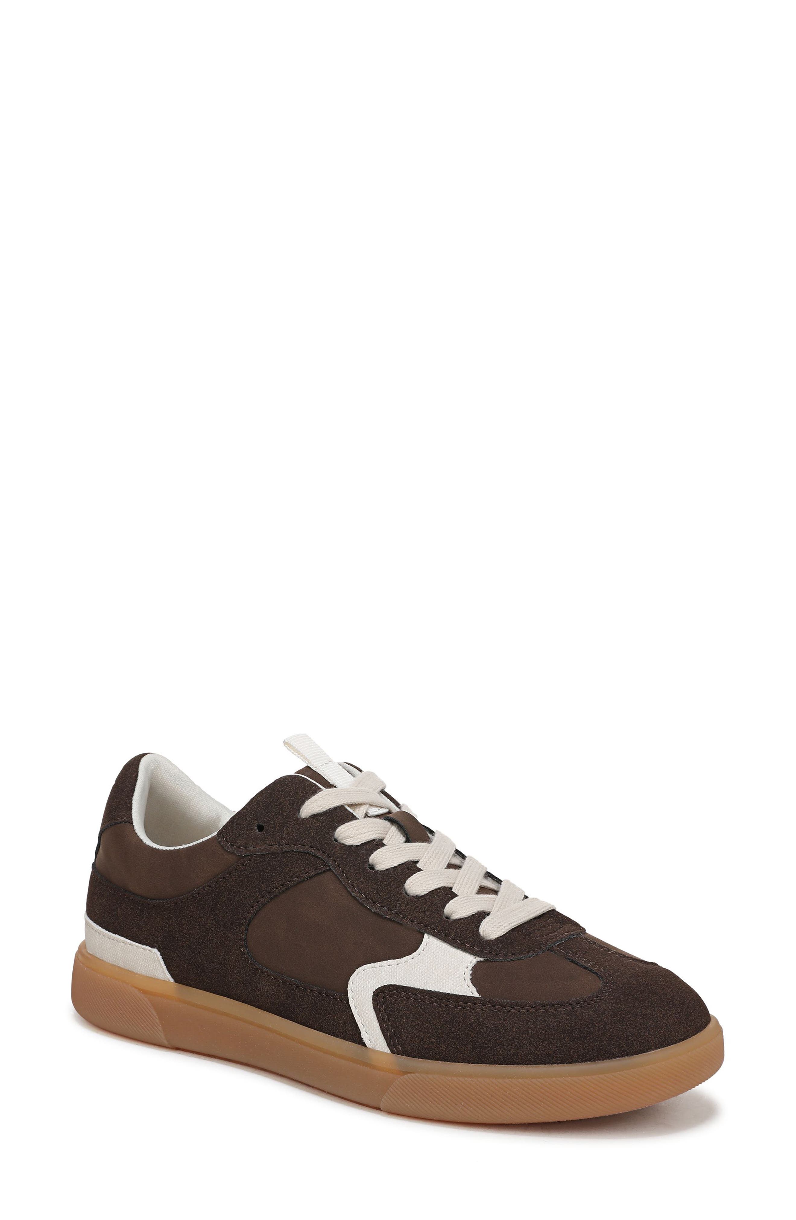 Blowfish Malibu Tastic Sneaker, Main, color, Espresso Brown Faux Suede