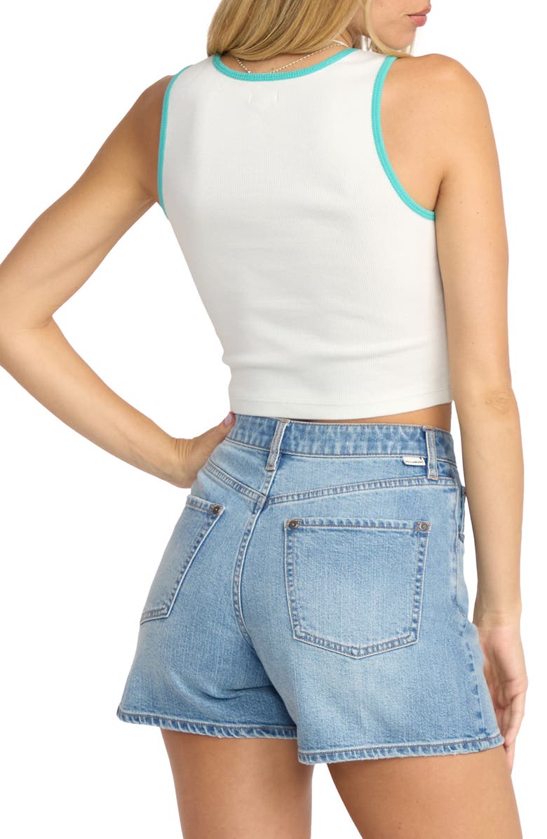 Billabong Wave Out Crop Graphic Tank, Alternate, color, Light Grey