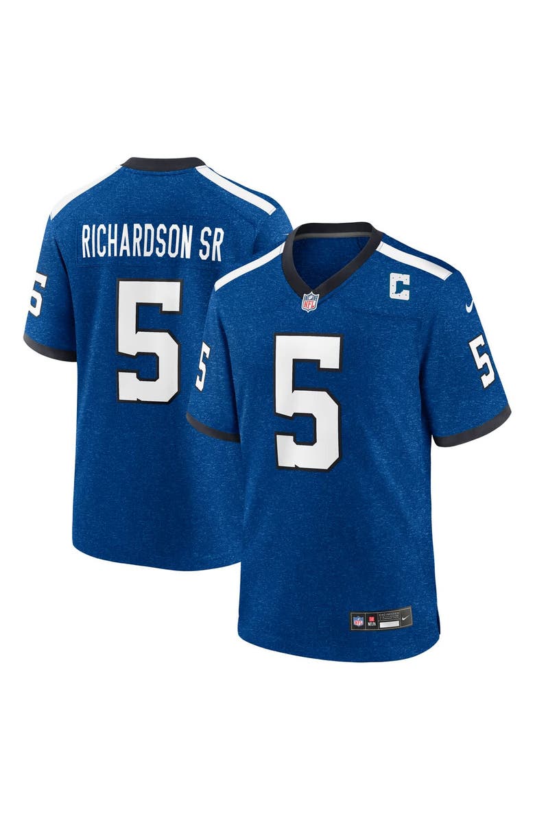 Nike Men's Nike Anthony Richardson Sr. Royal Indianapolis Colts Alternate Indiana Nights Game Jersey, Main, color, Royal