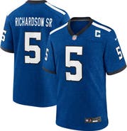 Nike Men's Nike Anthony Richardson Sr. Royal Indianapolis Colts Alternate Indiana Nights Game Jersey