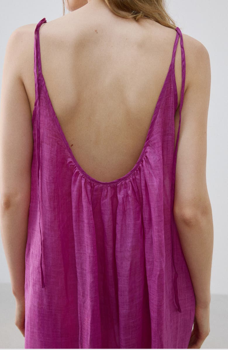 MANGO Ramie Nightgown, Alternate, color, 