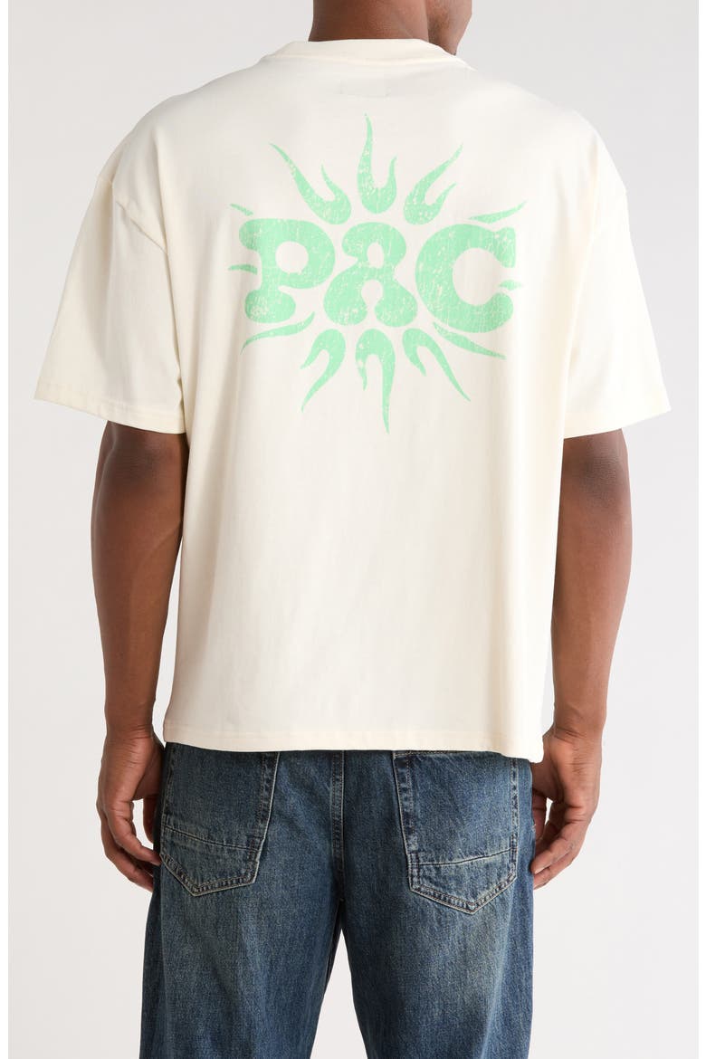 Logo Cotton Graphic T-Shirt, Alternate, color, CREAM