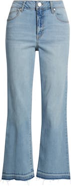 1822 Denim Release Hem High Waist Demi Bootcut Jeans