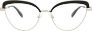McQueen 55mm Cat Eye Fashion Optical Glasses