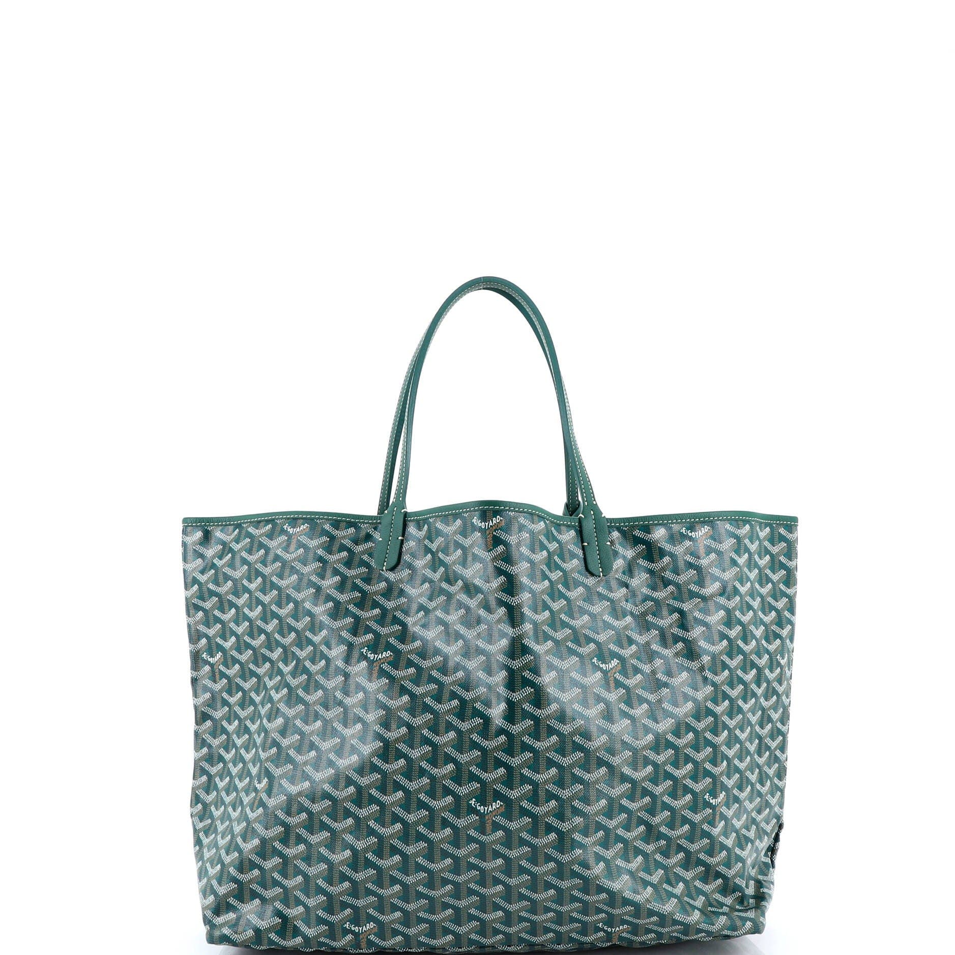 Pre-Owned Goyard Saint Louis Tote Coated Canvas GM, Alternate, color, Green