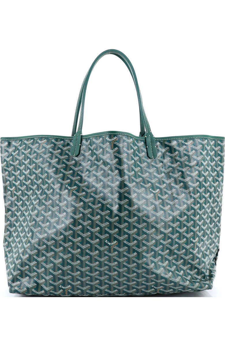Pre-Owned Goyard Saint Louis Tote Coated Canvas GM, Alternate, color, Green