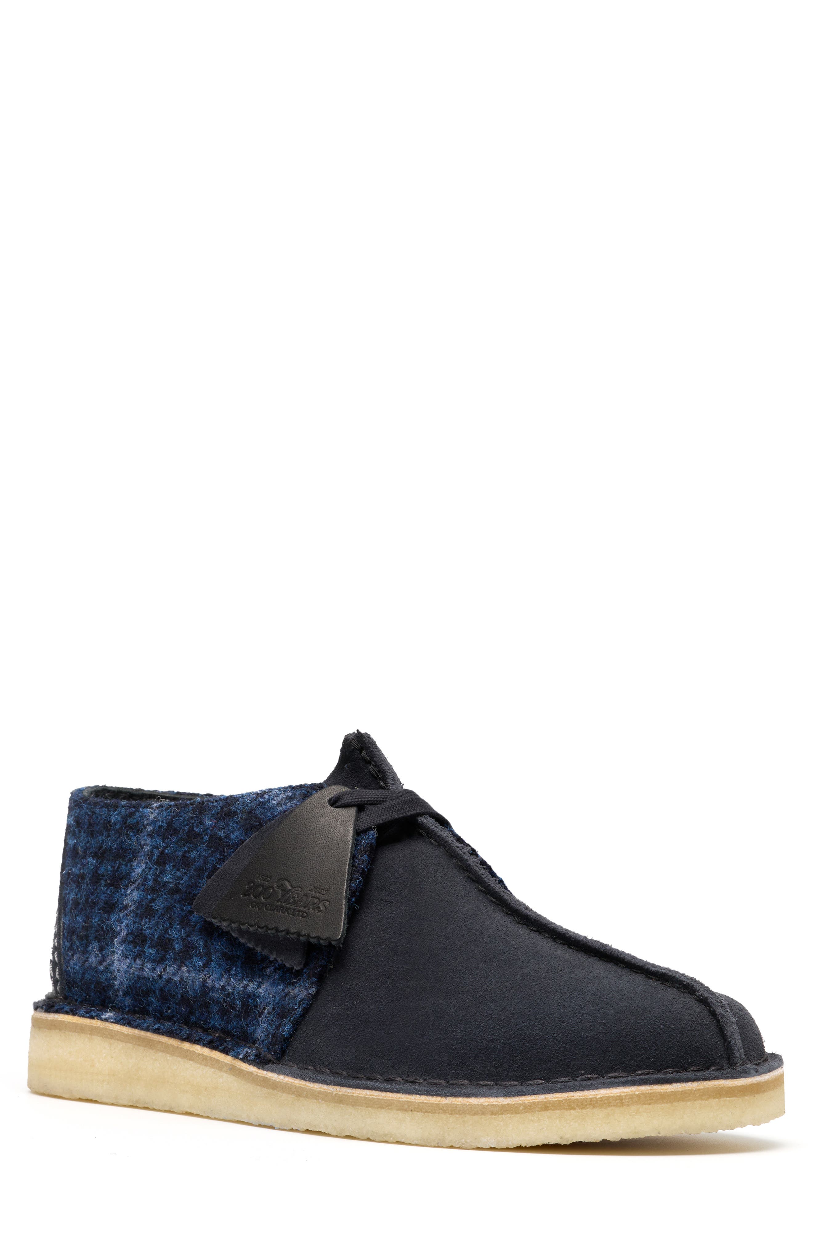 Clarks<sup>®</sup> Originals Desert Trek Chukka Boot, Main, color, Navy Tweed Comb