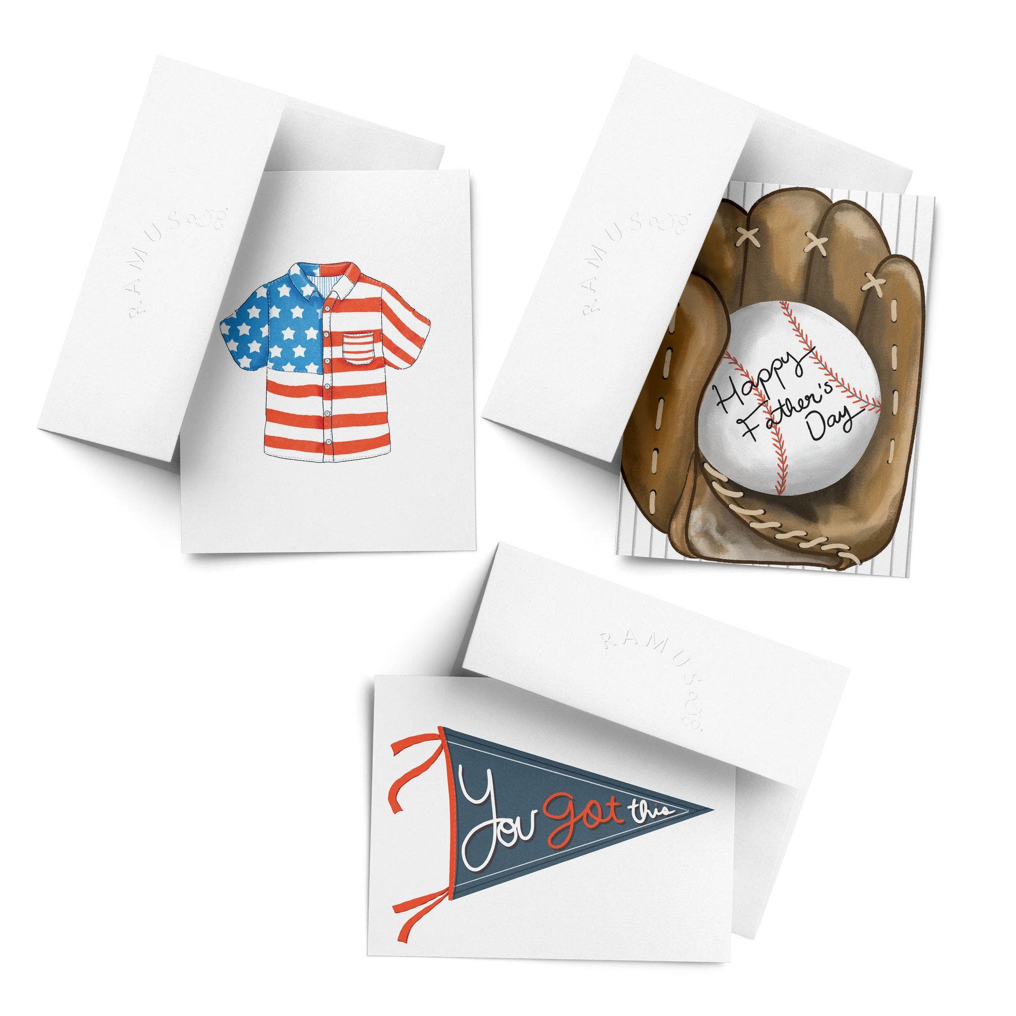 Ramus & Co Father's Day Greeting Card Pack in Classic at Nordstrom