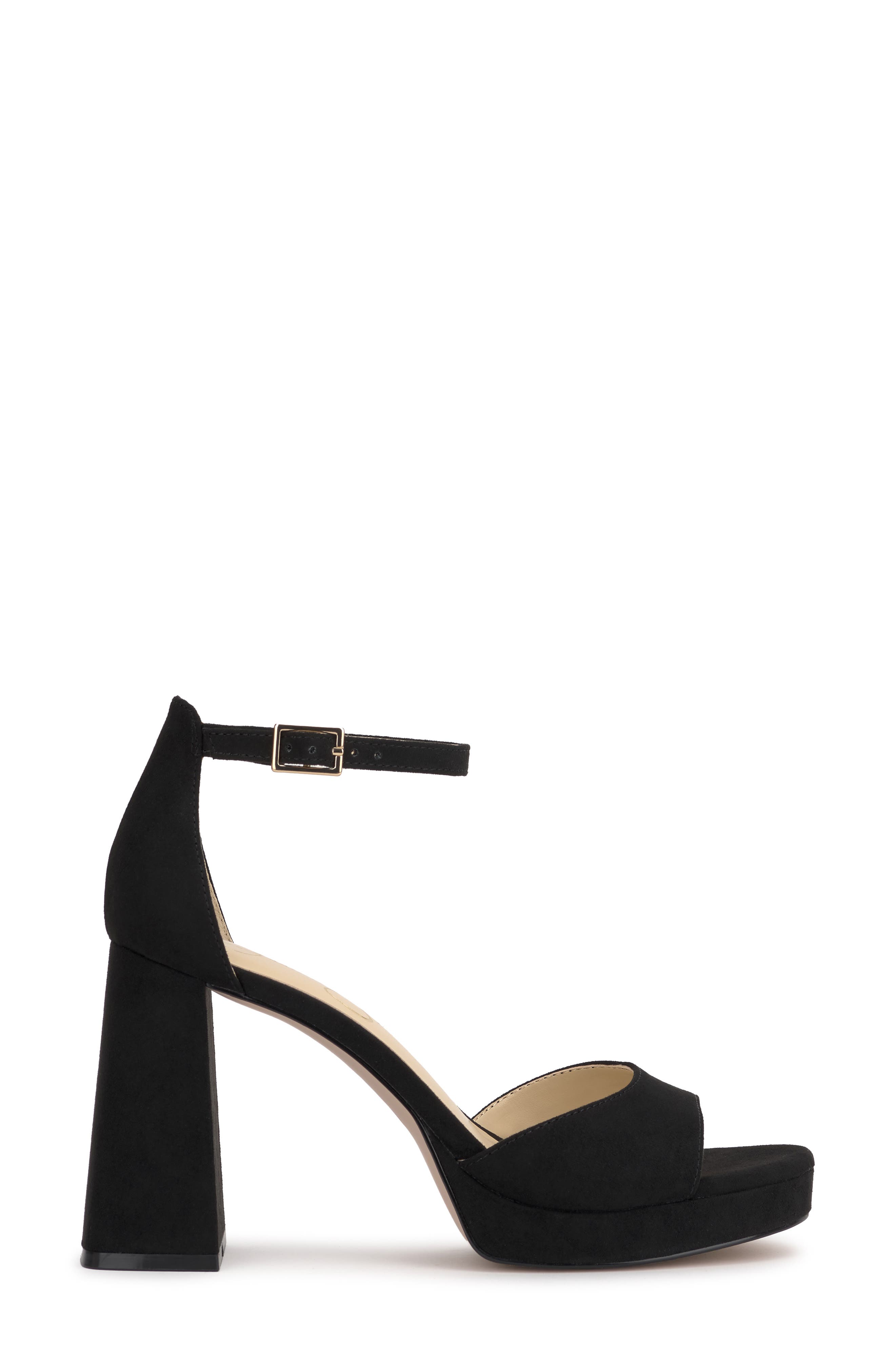 Jessica Simpson Kaliah Ankle Strap Platform Sandal, Alternate, color, Black