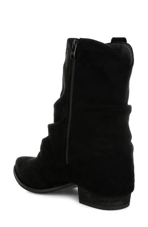 Rag & Co Bronco Slouchy Boot In Black