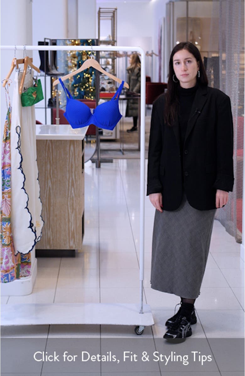 Spinnaker Underwire Balconette Bikini Top, sales video thumbnail