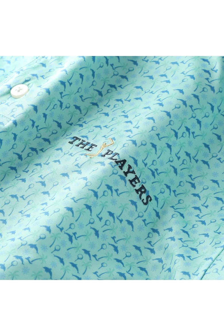 Men's FootJoy Mint THE PLAYERS All Over Print ProDry Polo, Alternate, color, Mint