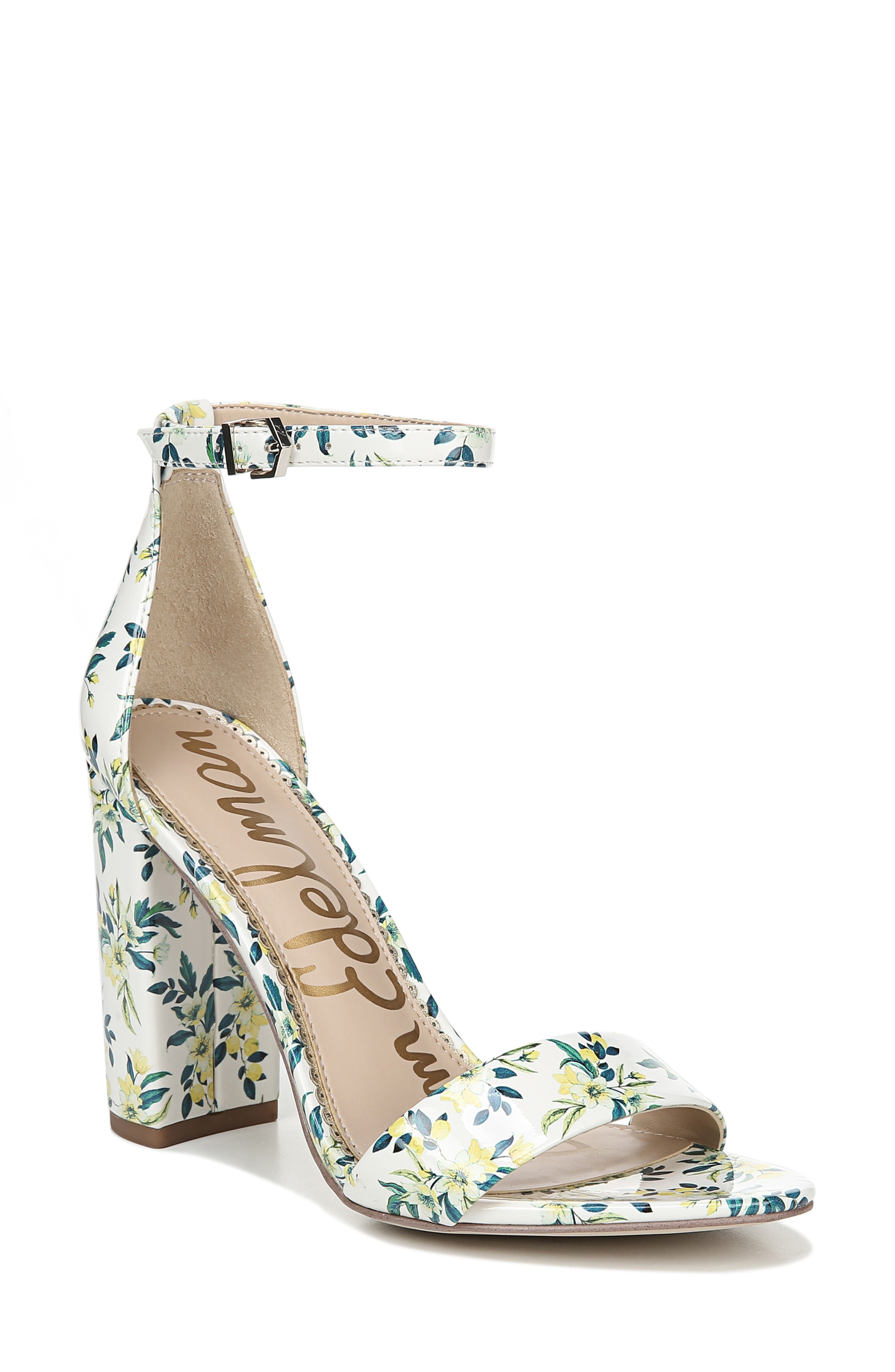 Yaro Ankle Strap Sandal, Main, color, WHITE MULTI