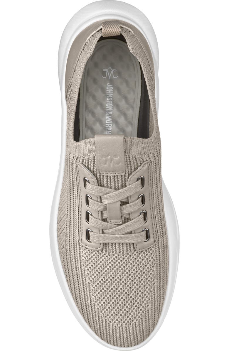 Johnston & Murphy Escape Knit Sneaker, Alternate, color, Taupe Knit