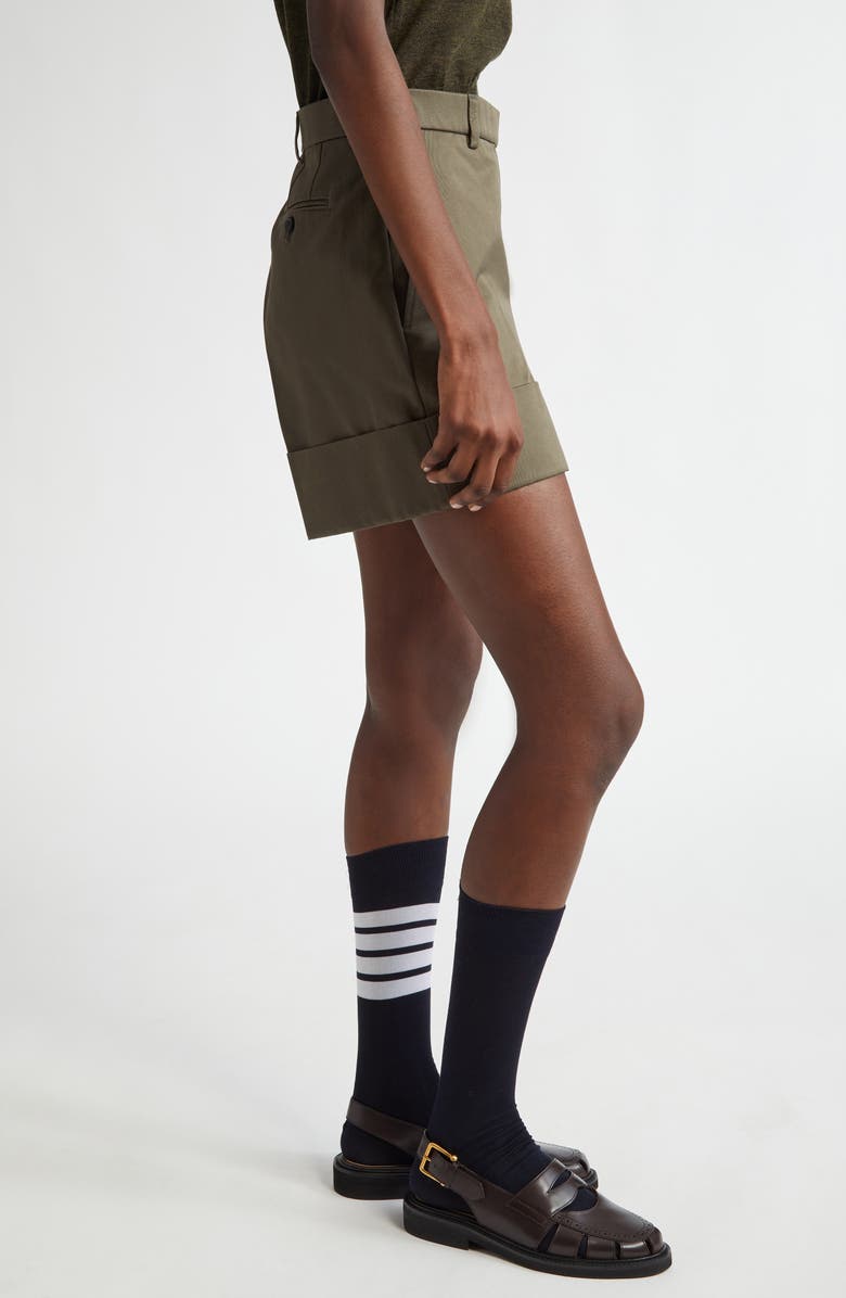 Thom Browne Cotton Twilll Sack Shorts, Alternate, color, 