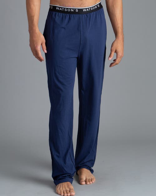 Watson's Men's Element Cotton/Modal Lounge Pant in Dark Blue  product