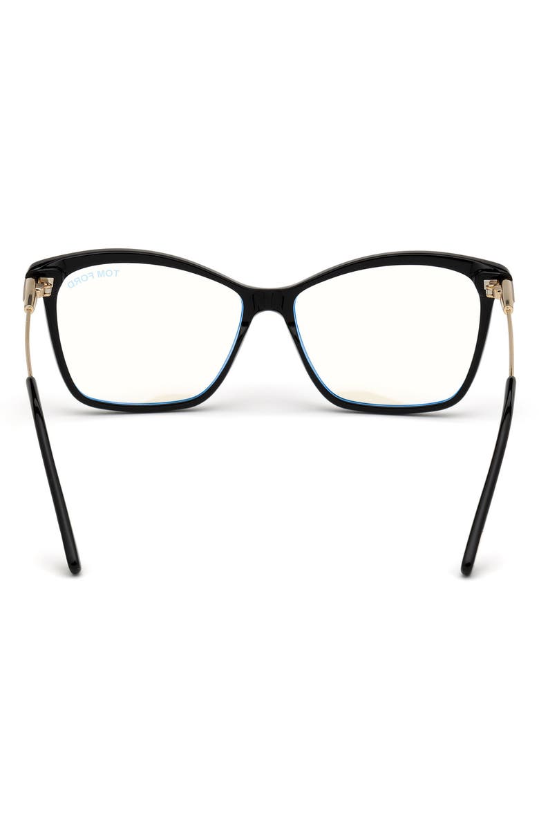 TOM FORD 56mm Blue Light Blocking Glasses, Alternate, color, 