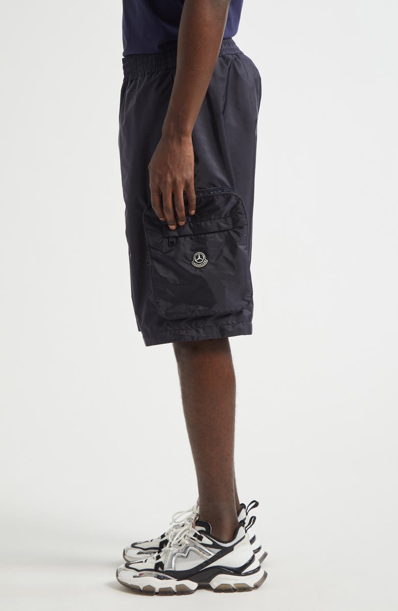 Moncler Genius x Mercedes-Benz by Nigo Logo Patch Cargo Shorts, Alternate, color, 
