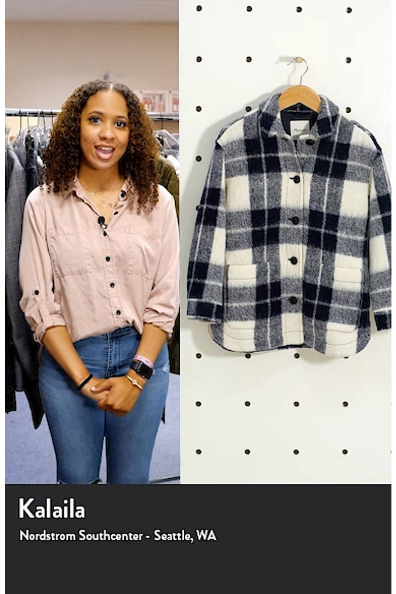 Women's Walton Colleton Plaid Shirt Jacket video