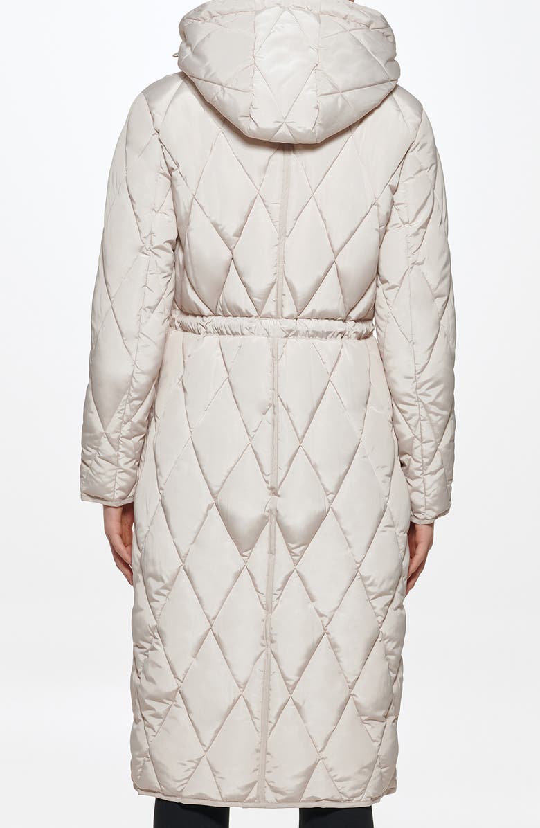 Kenneth Cole New York Stadium Length Puffer Jacket, Alternate, color, Birch