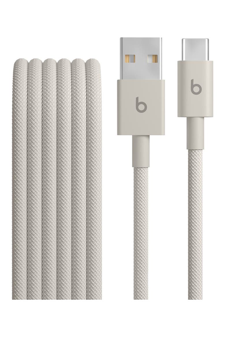 USB-A to USB-C Woven Cable, Main, color, SURGE STONE
