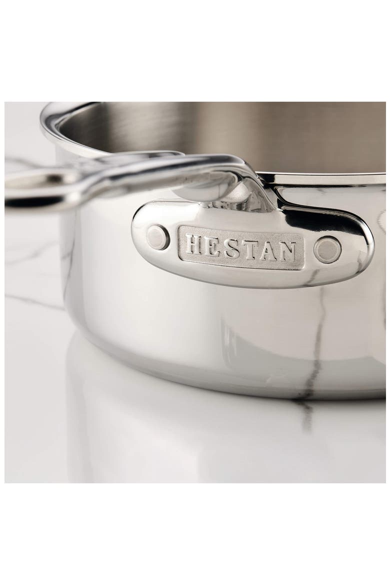 ProBond® Luxe Professional Clad Stainless Steel 4-Quart Saucepan with Lid, Alternate, color, NO COLOR