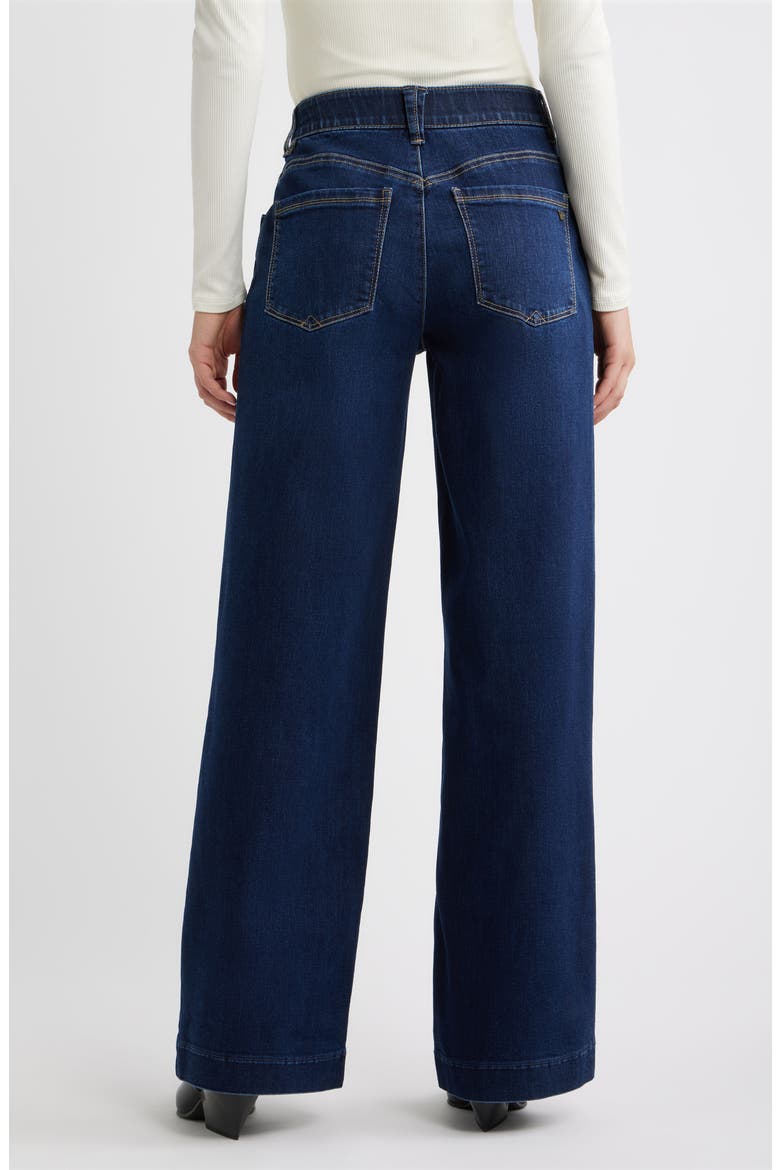 Sam High Waist Wide Leg Jeans, Alternate, color, BLUE
