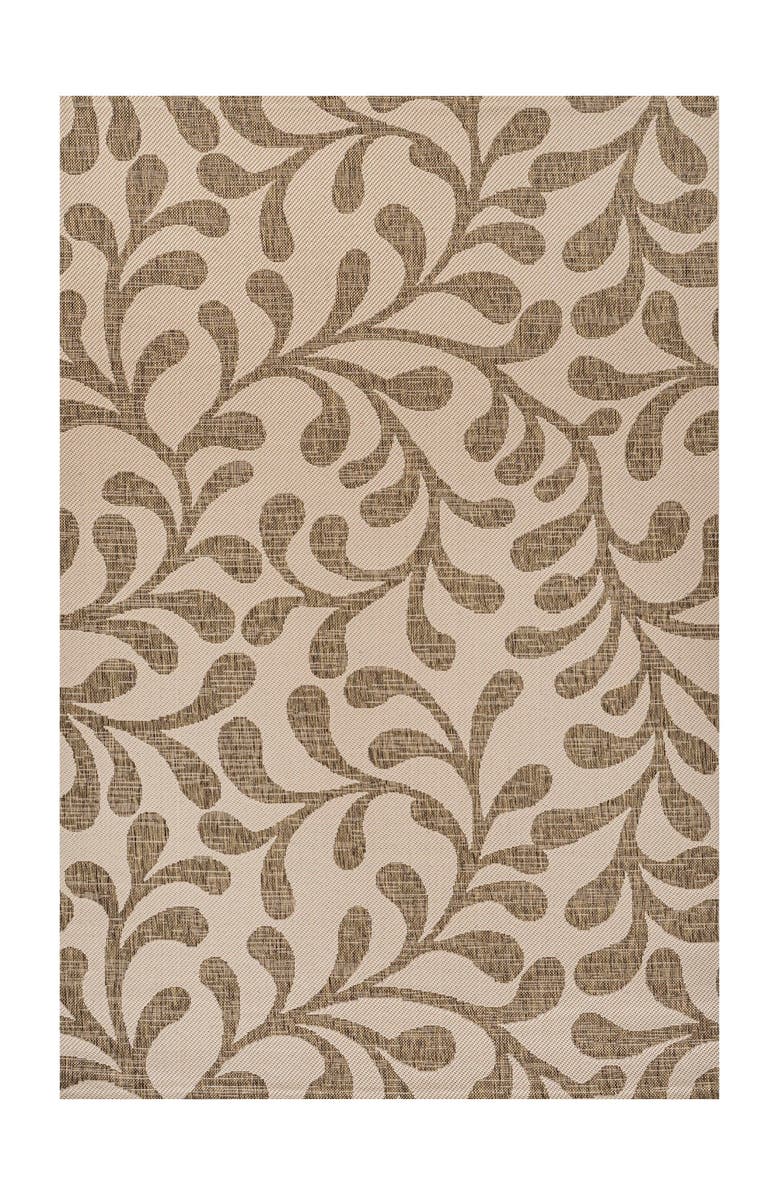 JONATHAN Y Vine All Over Indoor/Outdoor Area Rug, Main, color, Brown/Beige