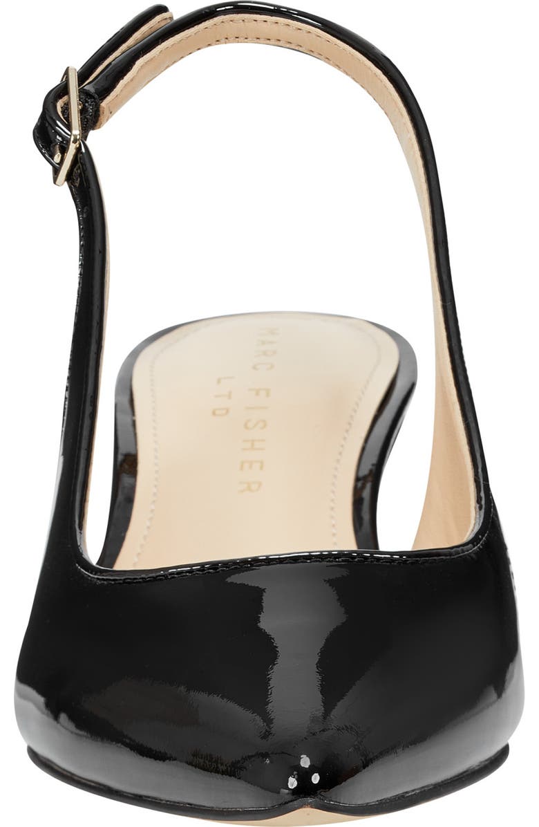 Marc Fisher LTD Larysa Pointed Toe Kitten Heel Slingback Pump, Alternate, color,