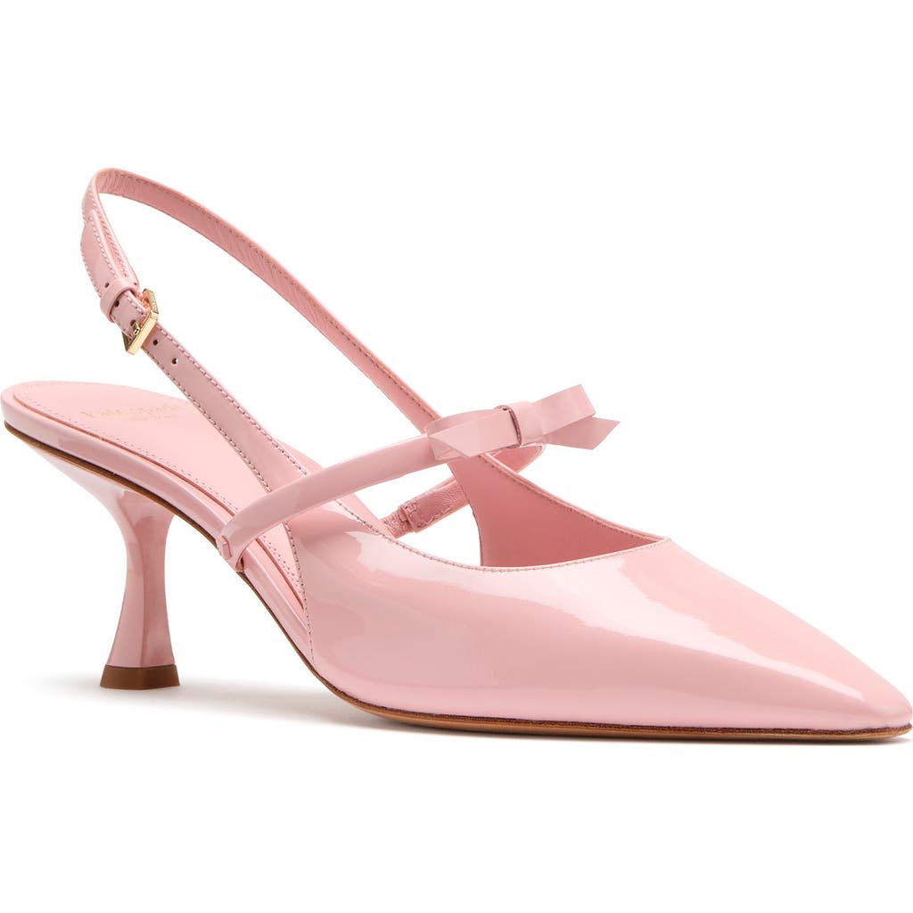 Kate Spade New York Carolina Pointed Toe Slingback Mary Jane Pump In Dogwood Pink