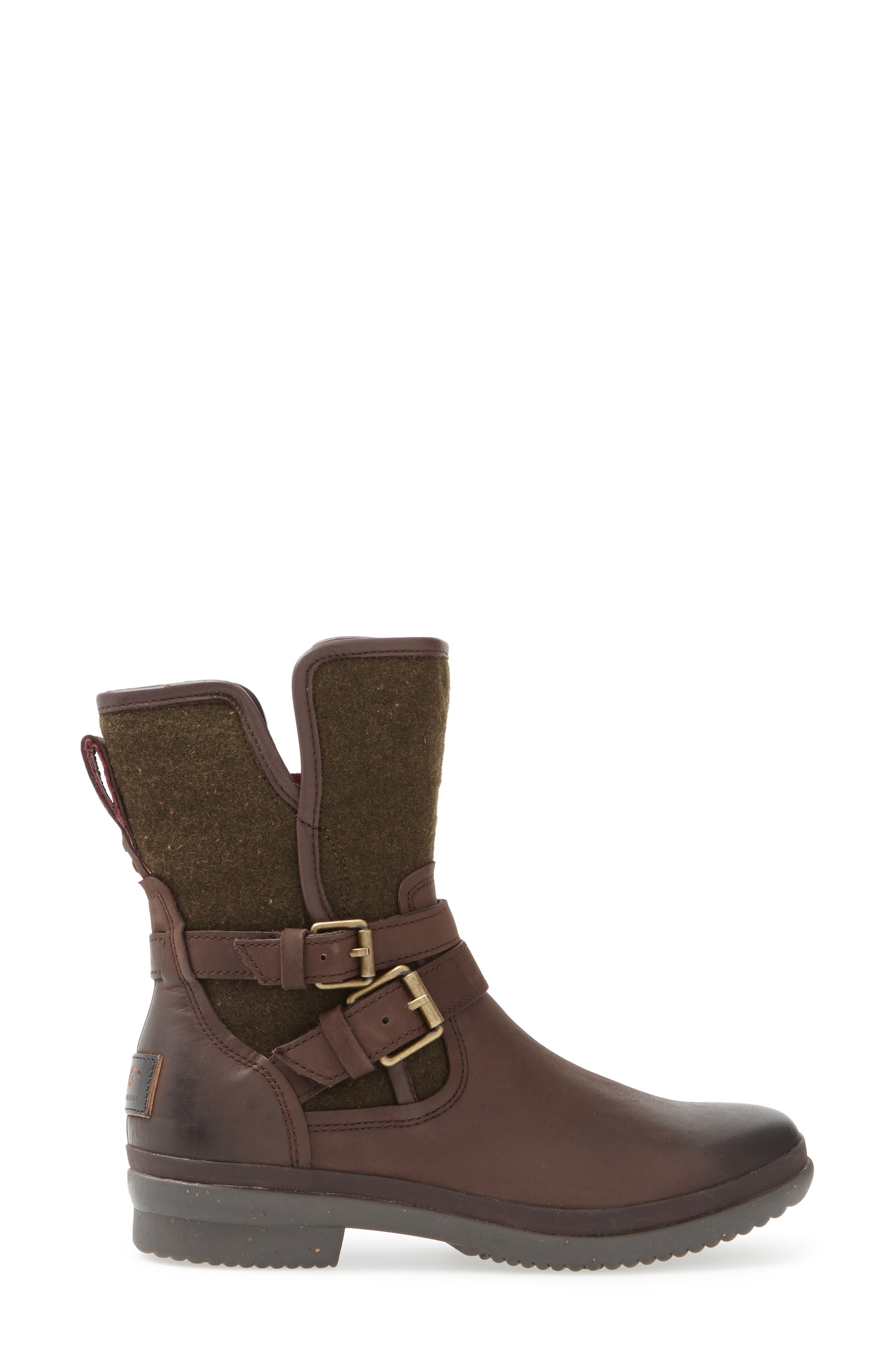 UGG<sup>®</sup> UGG Simmens Waterproof Leather Boot, Alternate, color, 