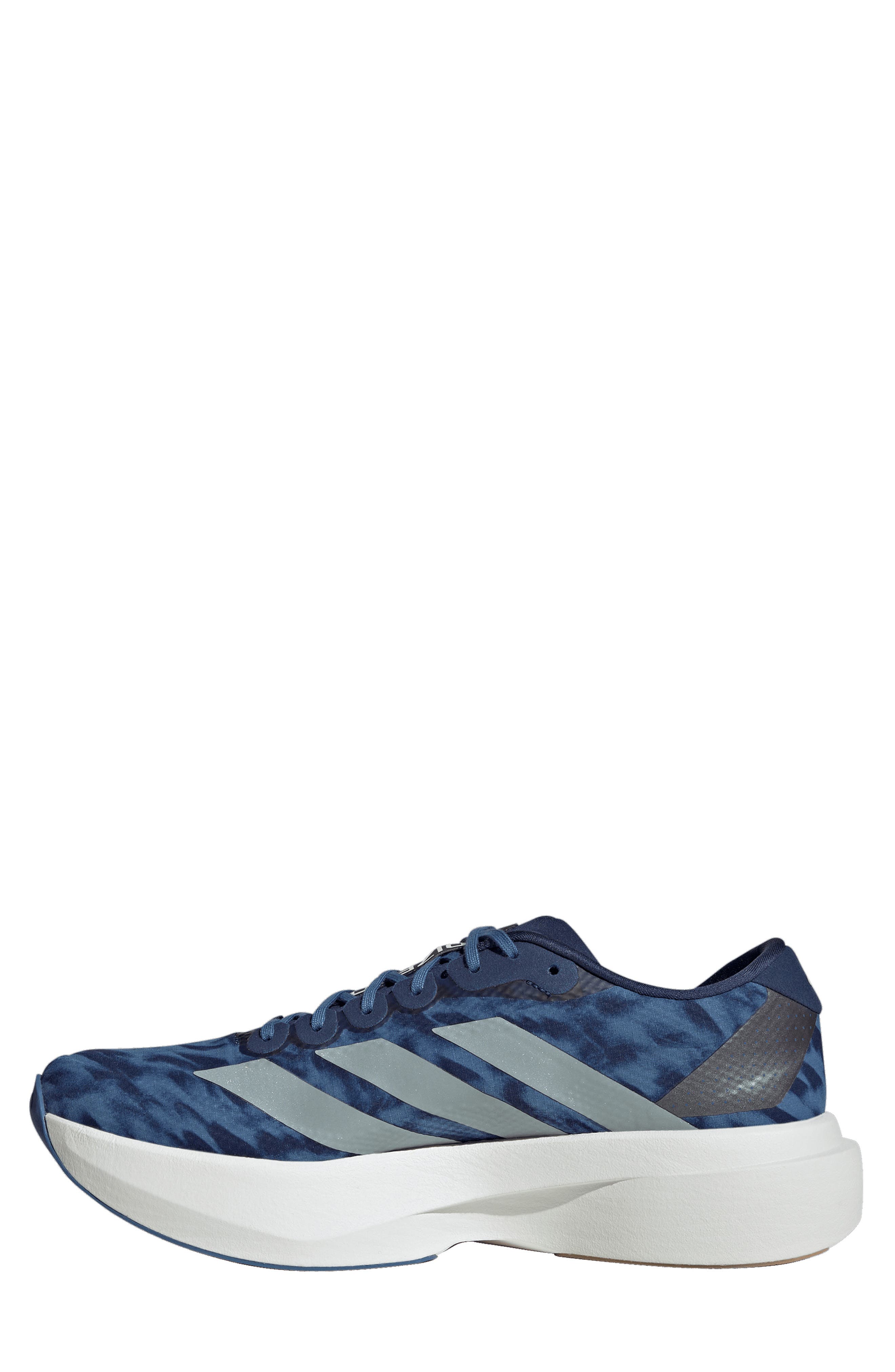 Adizero Evo SL Woven Running Shoe, Alternate, color, TECH INDIGO