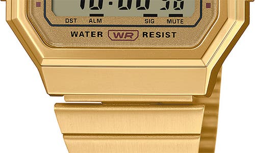 Casio Vintage Multiface Digital Bracelet Watch, 40.5mm × 33.9mm