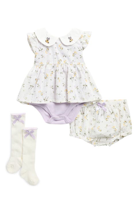 Floral Print Dress Set