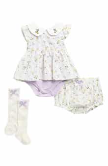 Nicole Miller Floral Print Dress Set