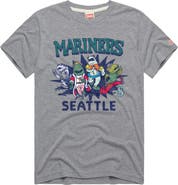 Homage Men's Homage Gray Seattle Mariners Tri-Blend Hyperlocal T-Shirt