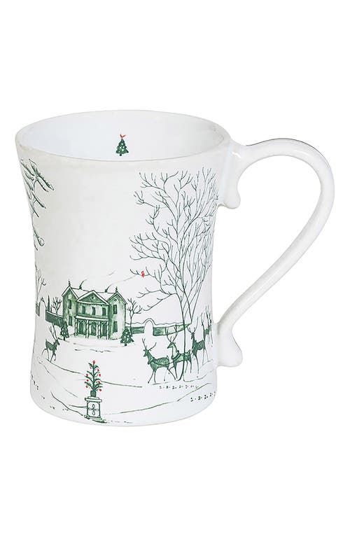 Juliska Country Estate Winter Frolic 16-piece Dinnerware Set In Green