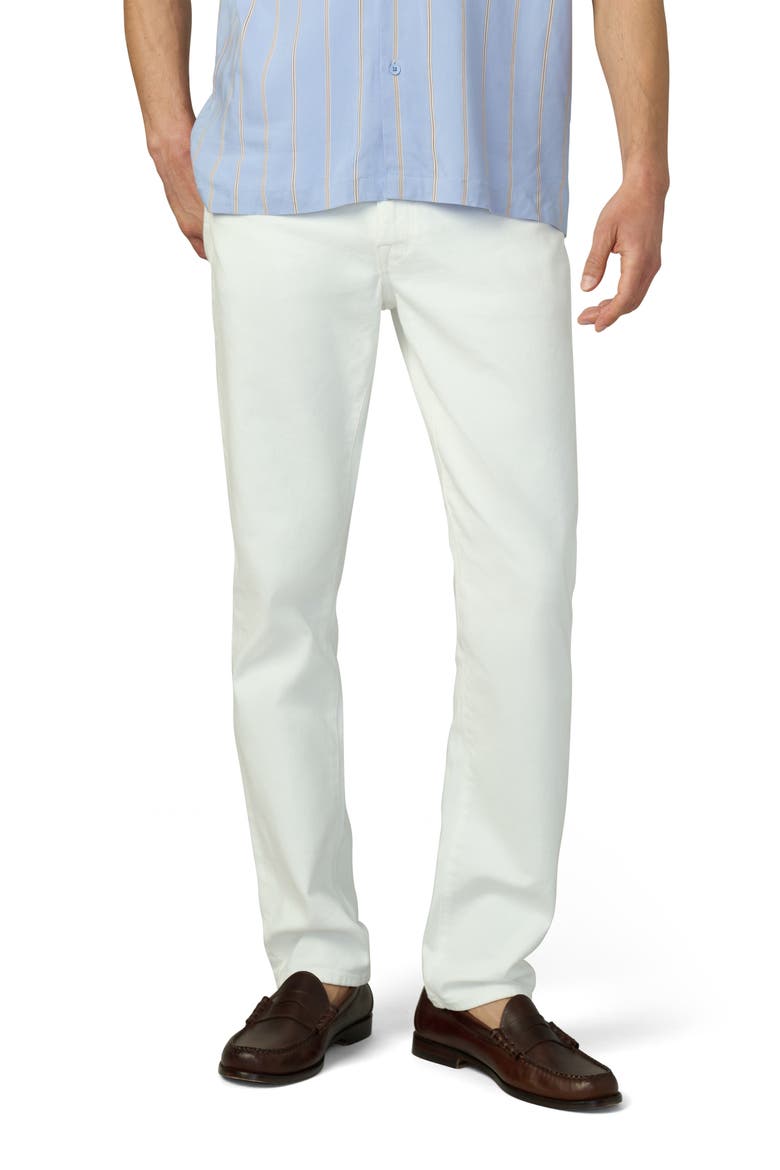 The Brixton Slim Straight Leg Jeans, Main, color, CLEAN WHITE