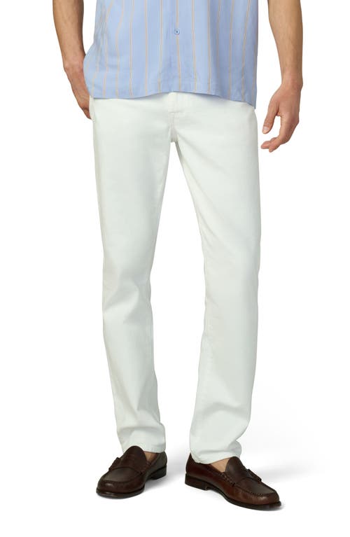 Joe's The Brixton Slim Straight Leg Jeans In Clean White