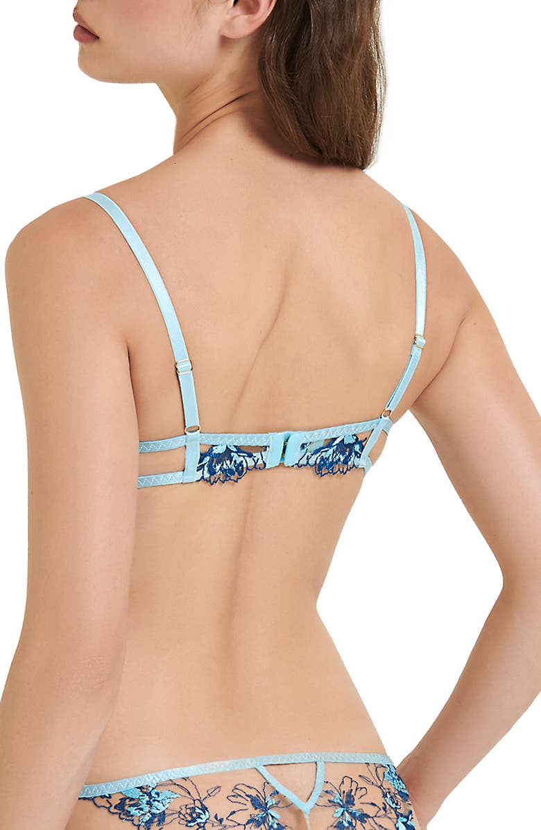 Bluebella Calista Embroidered Mesh Underwire Bra, Alternate, color, 