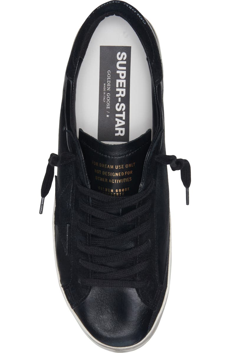 Golden Goose Super-Star Low Top Sneaker, Alternate, color, Black