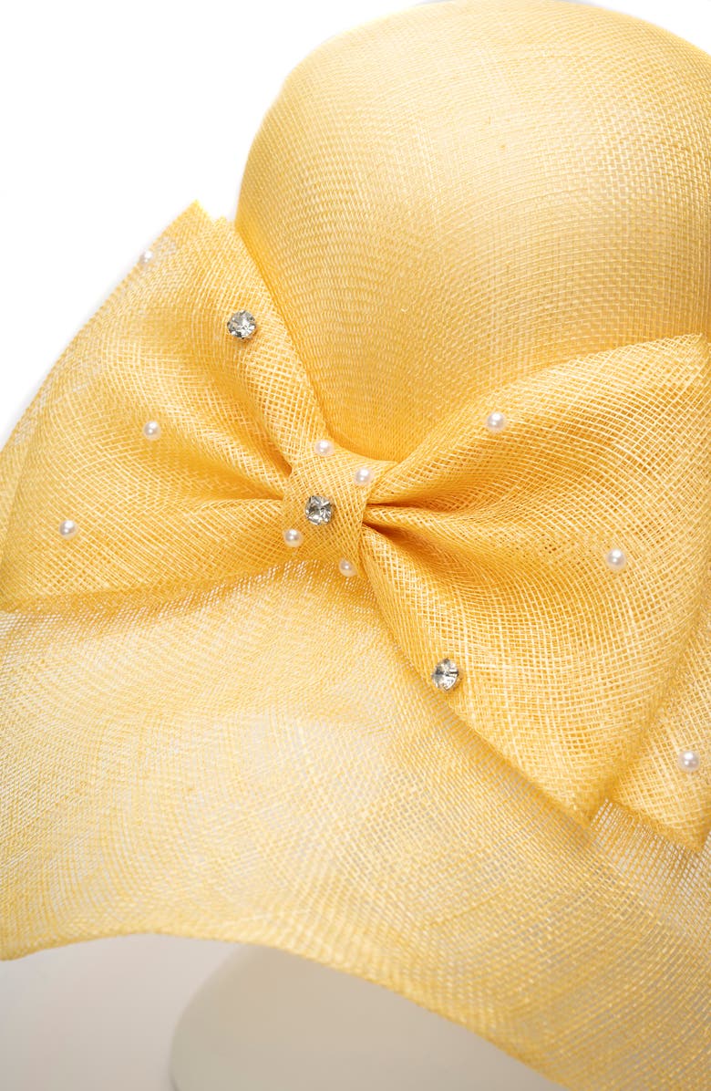Collection XIIX Large Bow Sinamay Floppy Hat, Alternate, color, 